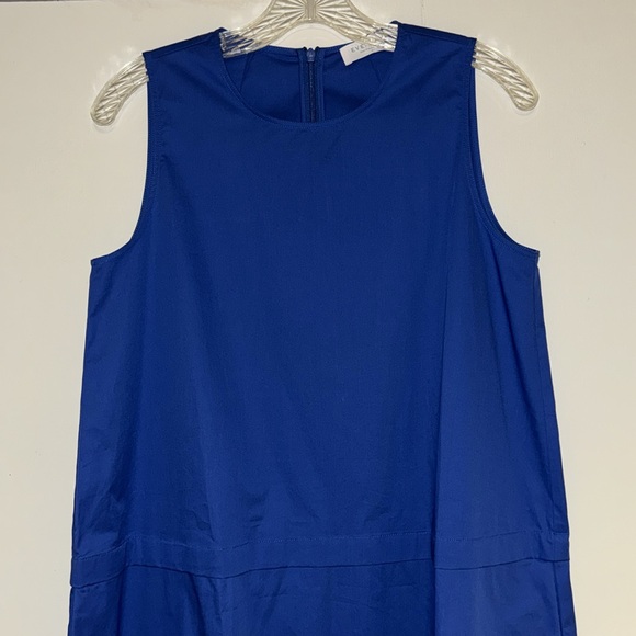 EVERLANE The Clean Cotton A-Line Dress Ultramarine Blue Sz 2 - Picture 7 of 12
